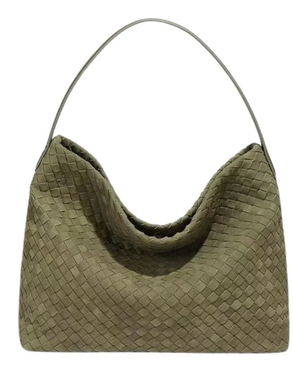 Woven Marin Bag in Olive